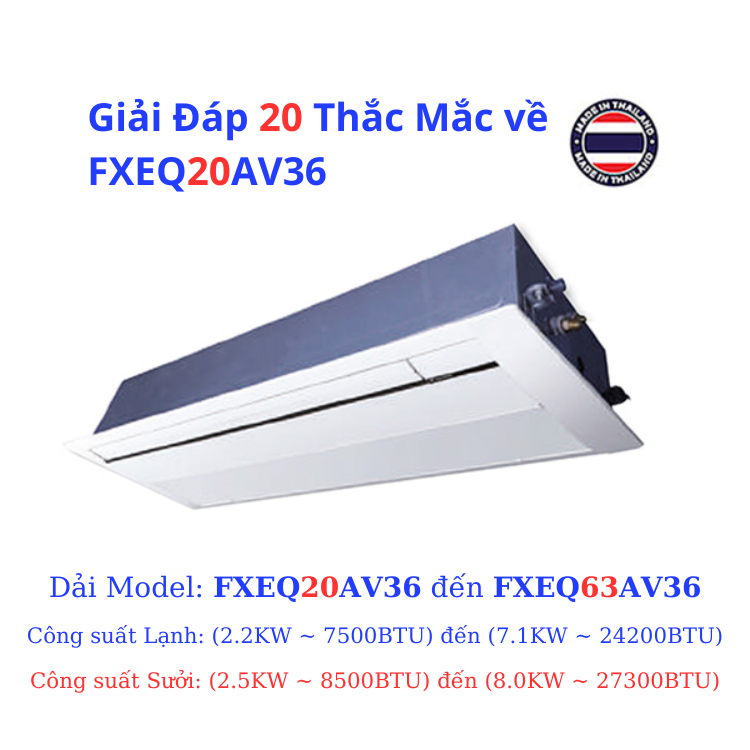 Giải Đáp 20 Thắc Mắc về FXEQ20AV36 - HRT